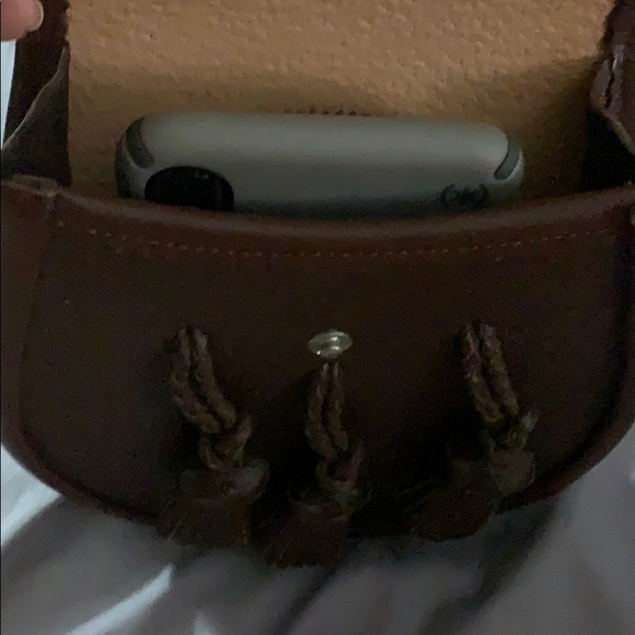 Pure Leather mini purse brown - Picture 7 of 8